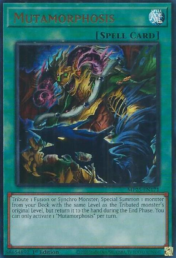 Mutamorphosis - MP25-EN171 - Ultra Rare 1st Edition