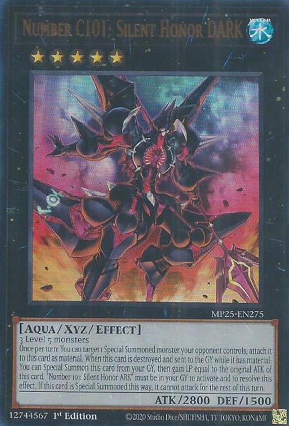 Number C101: Silent Honor DARK - MP25-EN275 - Ultra Rare 1st Edition
