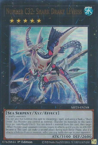 Number C32: Shark Drake LeVeiss - MP25-EN248 - Ultra Rare 1st Edition