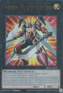 Number F0: Utopic Future - MP25-EN270 - Ultra Rare 1st Edition