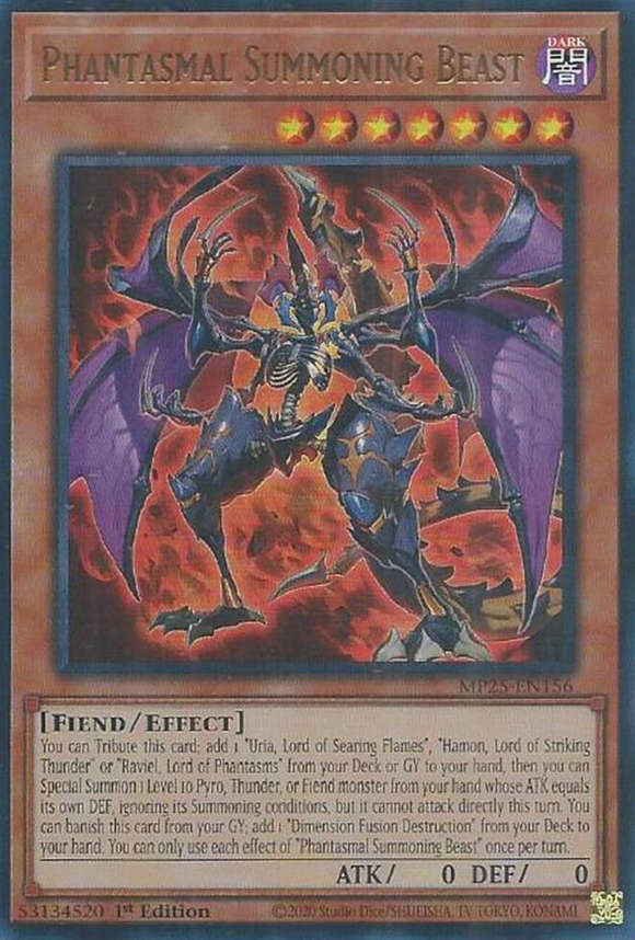 Phantasmal Summoning Beast - MP25-EN156 - Ultra Rare 1st Edition