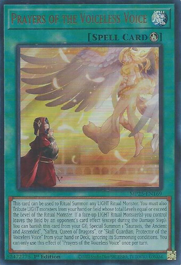 Prayers of the Voiceless Voice - MP25-EN169 - Ultra Rare 1st Edition