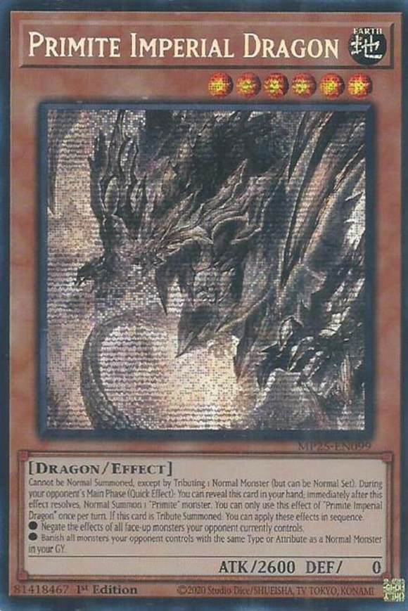 Primite Imperial Dragon - MP25-EN099 - Prismatic Secret Rare 1st Edition (PRE-ORDER) (DELAYED)