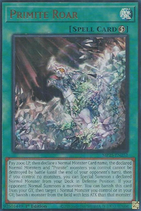 Primite Roar - MP25-EN252 - Ultra Rare 1st Edition
