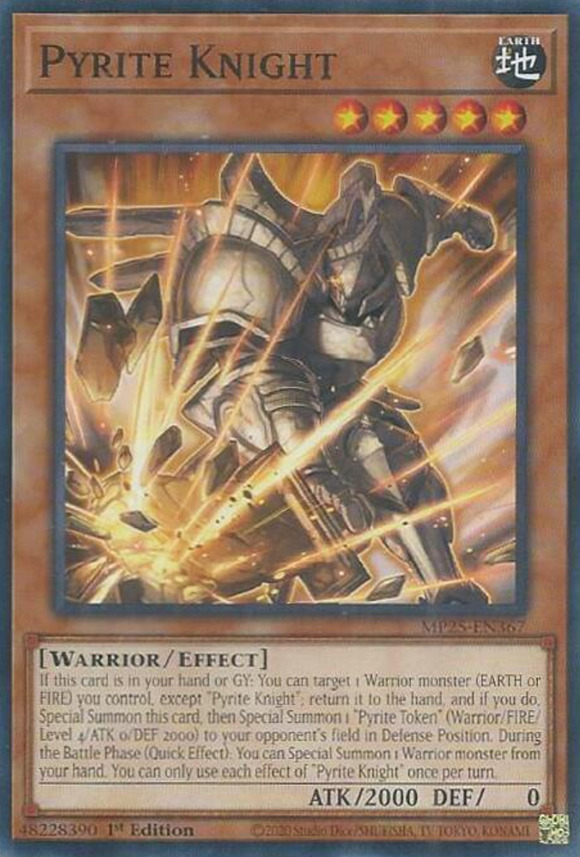 Pyrite Knight - MP25-EN367 - Common 1st Edition (PRE-ORDER) (DELAYED)