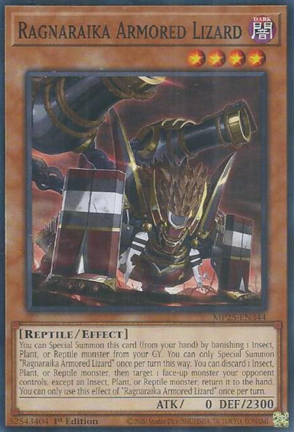Ragnaraika Armored Lizard - MP25-EN344 - Common 1st Edition