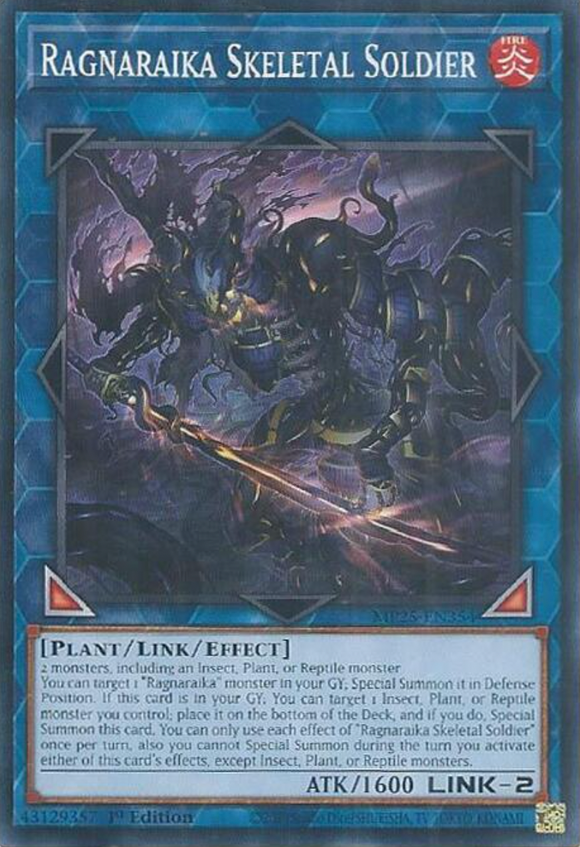 Ragnaraika Skeletal Soldier - MP25-EN354 - Common 1st Edition