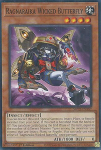 Ragnaraika Wicked Butterfly - MP25-EN382 - Common 1st Edition