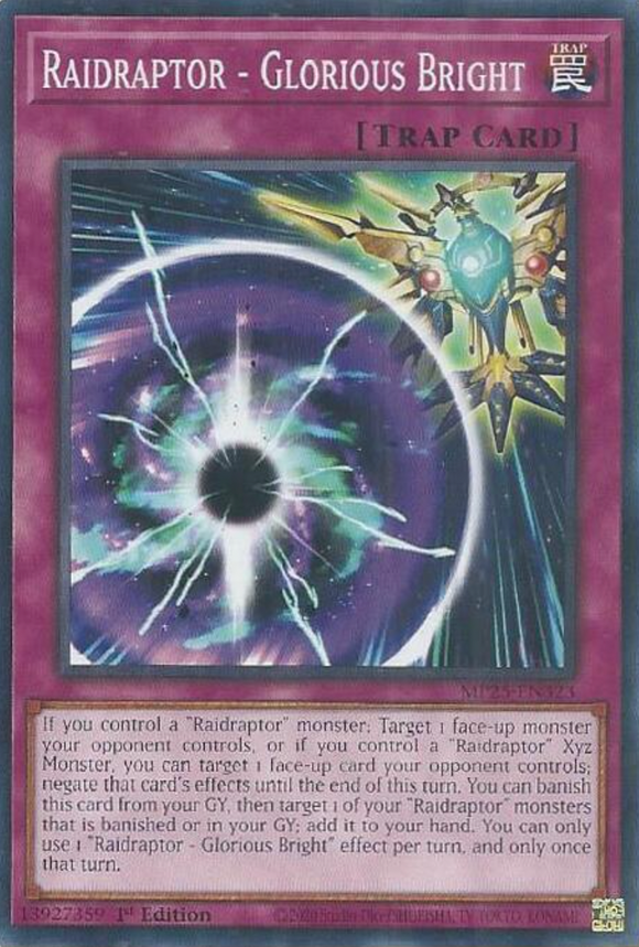 Raidraptor - Glorious Bright - MP25-EN323 - Common 1st Edition