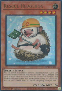 Rescue Hedgehog - MP25-EN261 - Ultra Rare 1st Edition