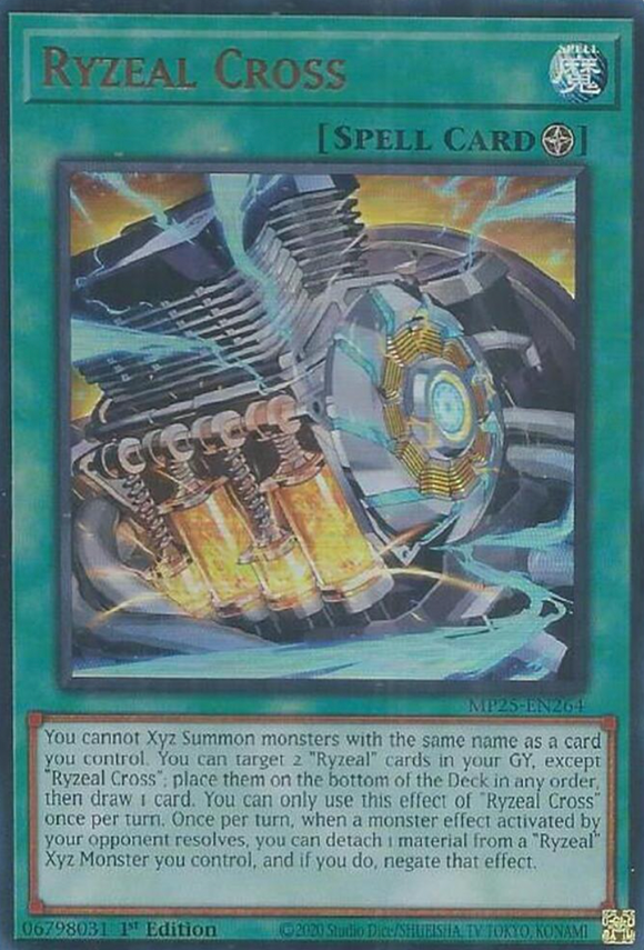 Ryzeal Cross - MP25-EN264 - Ultra Rare 1st Edition