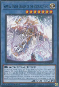 Saffira, Divine Dragon of the Voiceless Voice - MP25-EN352 - Common 1st Edition