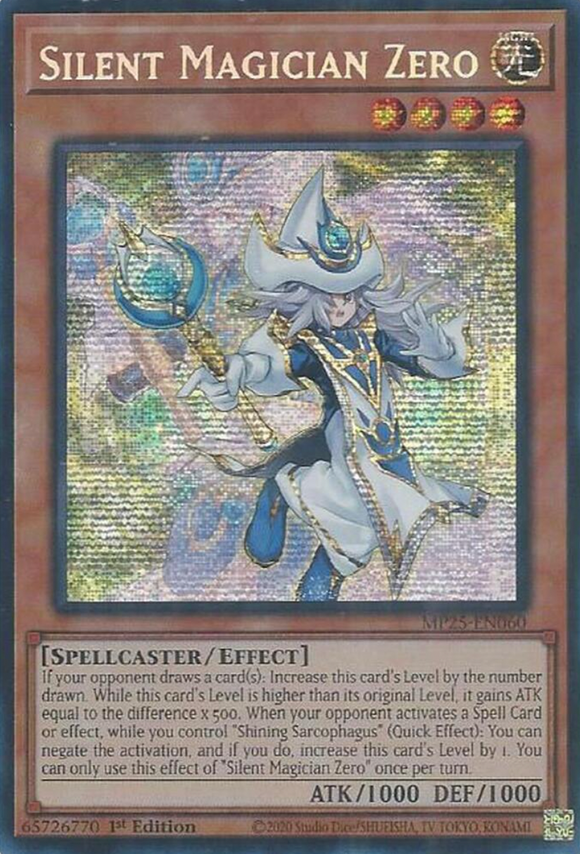 Silent Magician Zero - MP25-EN060 - Prismatic Secret Rare 1st Edition (PRE-ORDER) (DELAYED)