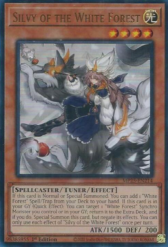 Silvy of the White Forest - MP25-EN214 - Ultra Rare 1st Edition