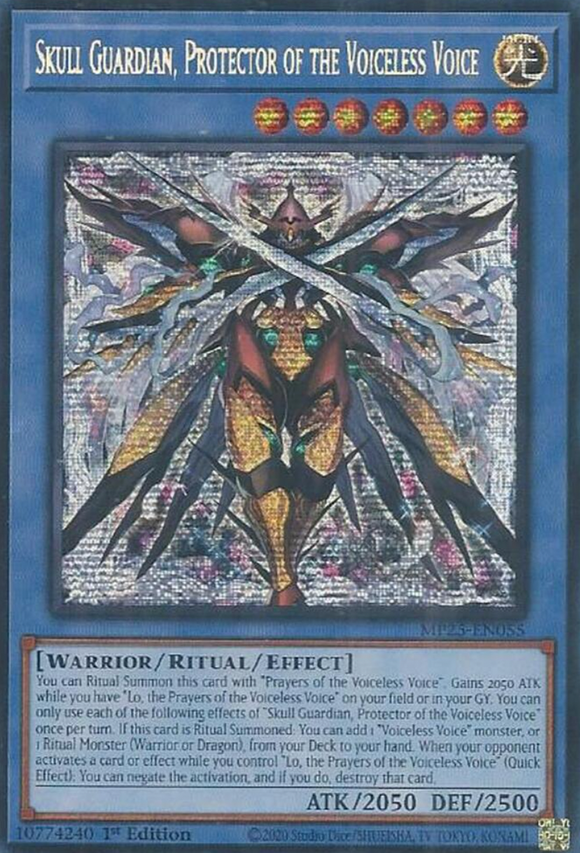 Skull Guardian, Protector of the Voiceless Voice - Prismatic Secret Rare 1st Edition (PRE-ORDER) (DELAYED)