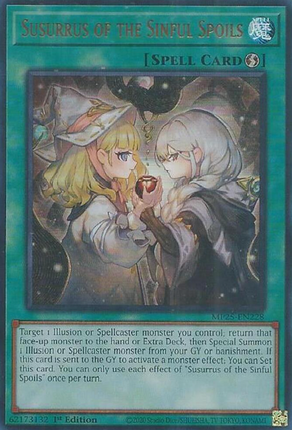 Susurrus of the Sinful Spoils - MP25-EN228 - Ultra Rare 1st Edition