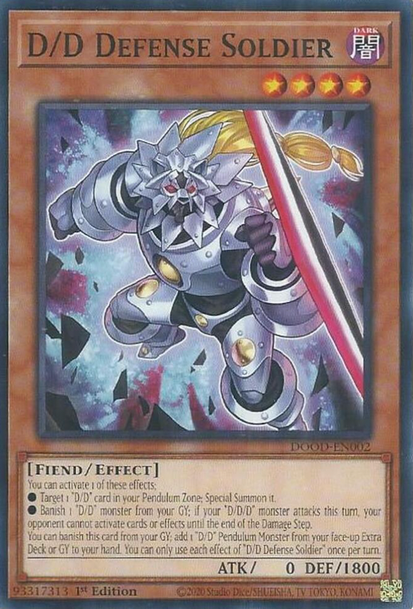 D/D Defense Soldier - DOOD-EN002 - Common 1st Edition