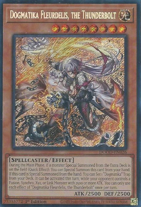 Dogmatika Fleurdelis, the Thunderbolt - DOOD-EN026 - Secret Rare 1st Edition