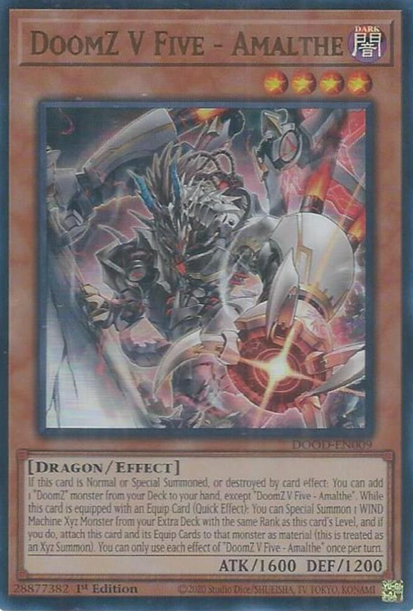 DoomZ V Five - Amalthe - DOOD-EN009 - Ultra Rare 1st Edition