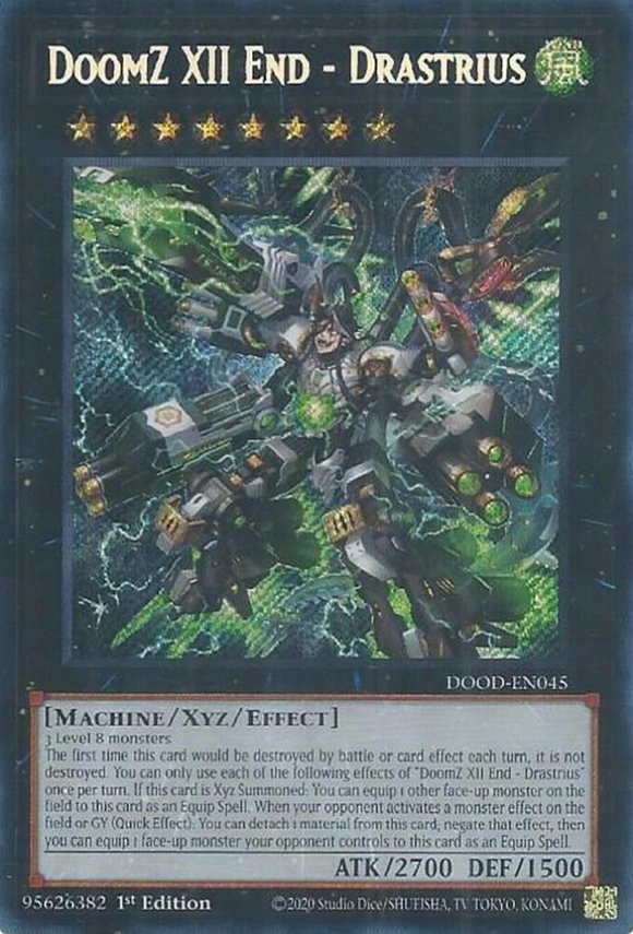 DoomZ XII End - Drastrius - DOOD-EN045 - Secret Rare 1st Edition