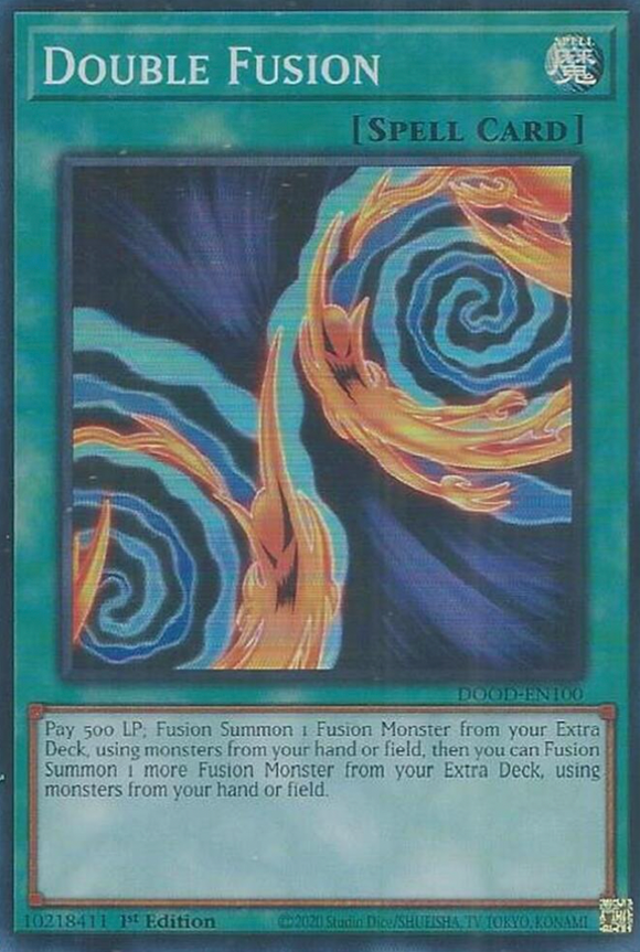 Double Fusion - DOOD-EN100 - Super Rare 1st Edition