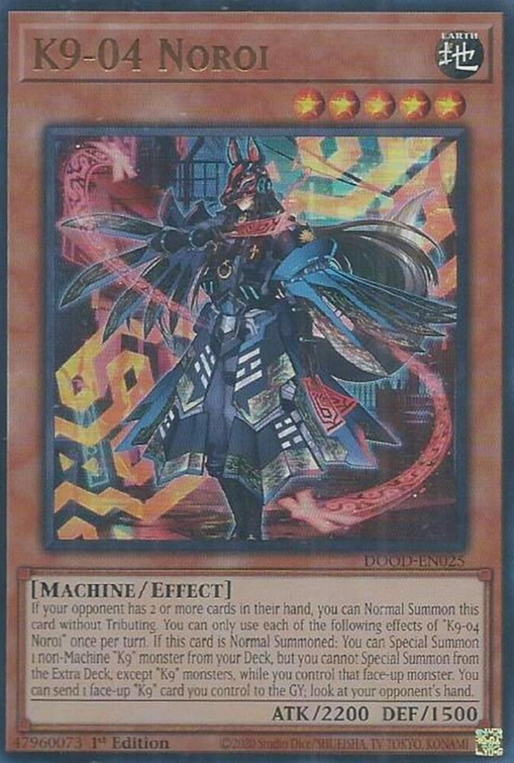 K9-04 Noroi - DOOD-EN025 - Ultra Rare 1st Edition
