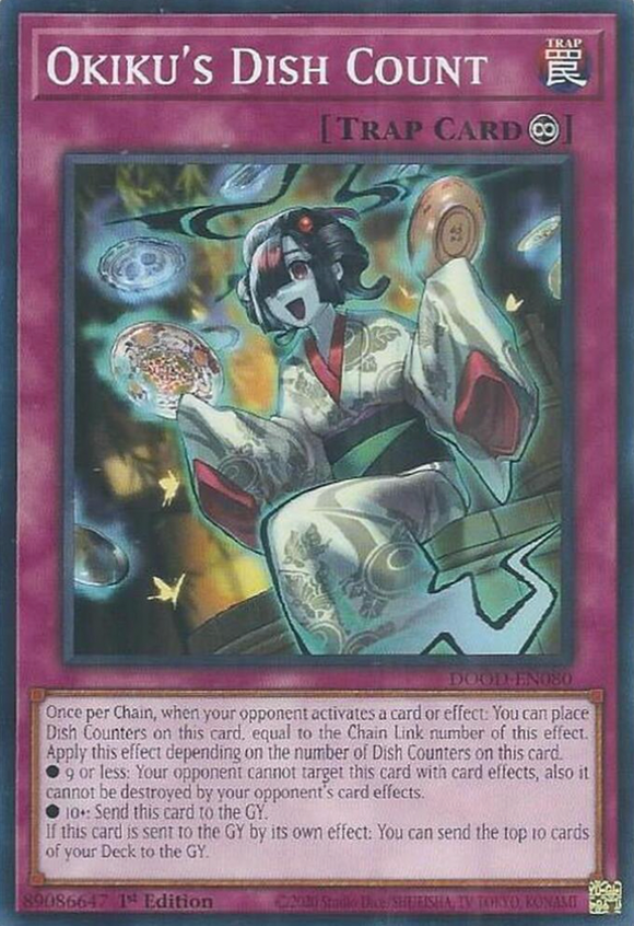 Okiku's Dish Count - DOOD-EN080 - Common 1st Edition