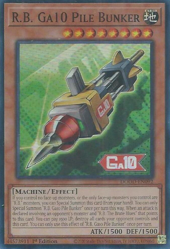 R.B. Ga10 Pile Bunker - DOOD-EN092 - Super Rare 1st Edition