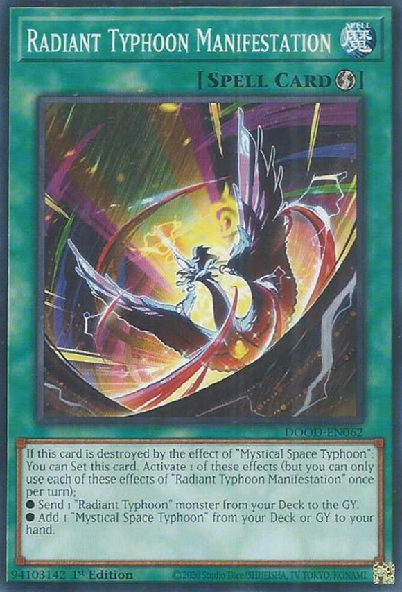 Radiant Typhoon Manifestation - DOOD-EN062 - Common 1st Edition