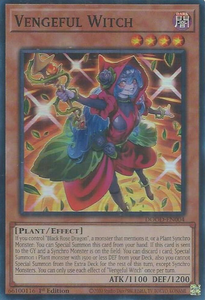 Vengeful Witch - DOOD-EN004 - Super Rare 1st Edition