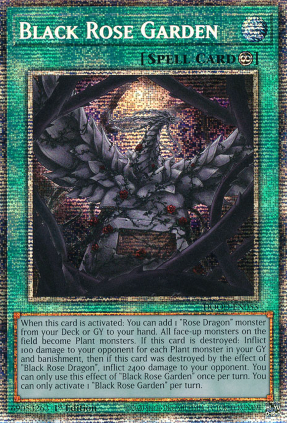 Black Rose Garden - DOOD-EN055 - Starlight Rare 1st Edition