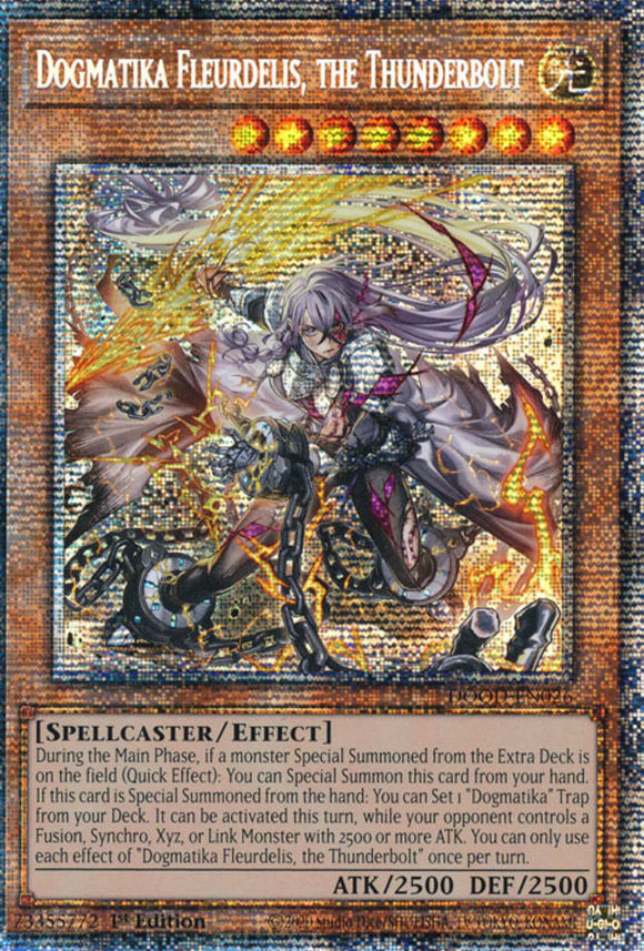 Dogmatika Fleurdelis, the Thunderbolt - DOOD-EN026 - Starlight Rare 1st Edition