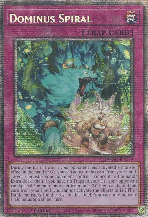 Dominus Spiral - DOOD-EN079 - Starlight Rare 1st Edition
