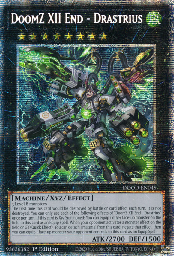 DoomZ XII End - Drastrius - DOOD-EN045 - Starlight Rare 1st Edition