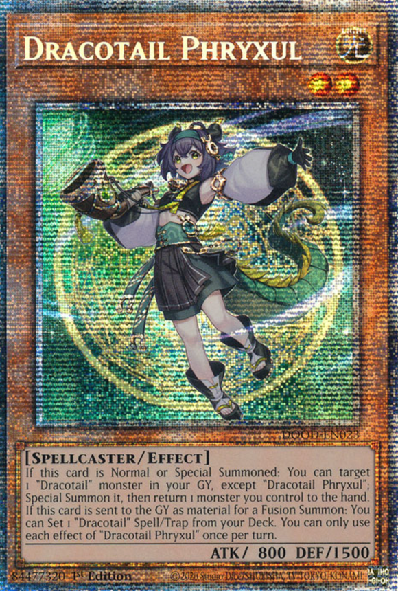 Dracotail Phryxul - DOOD-EN023 - Starlight Rare 1st Edition