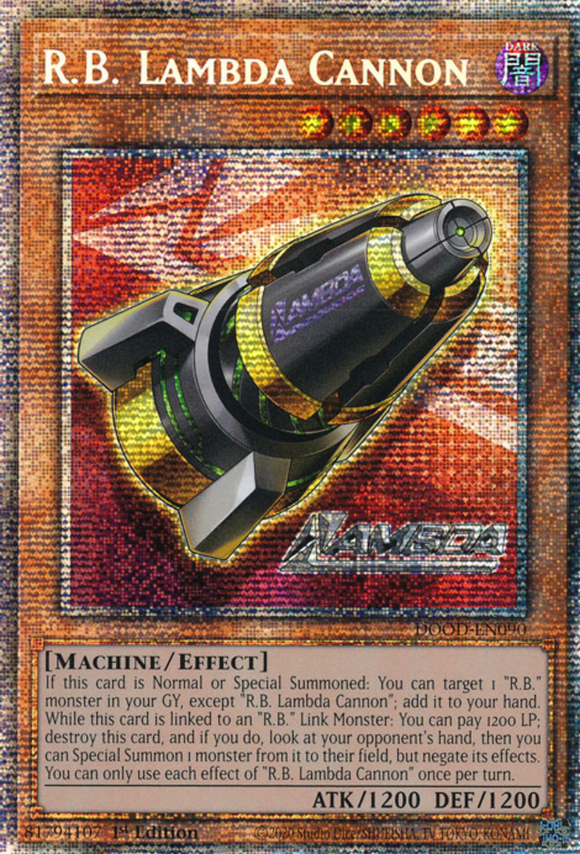 R.B. Lambda Cannon - DOOD-EN090 - Starlight Rare 1st Edition