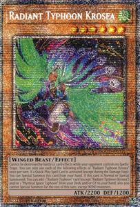 Radiant Typhoon Krosea - DOOD-EN015 - Starlight Rare 1st Edition