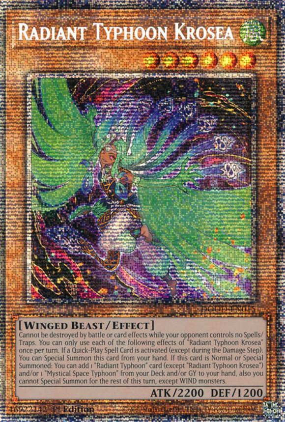 Radiant Typhoon Krosea - DOOD-EN015 - Starlight Rare 1st Edition