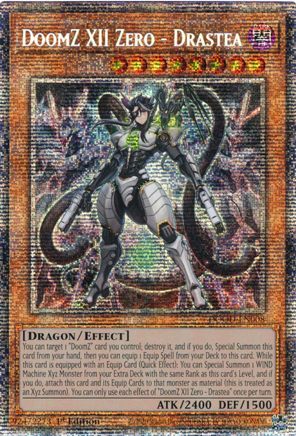 DoomZ XII Zero - Drastea - DOOD-EN008 - Starlight Rare 1st Edition