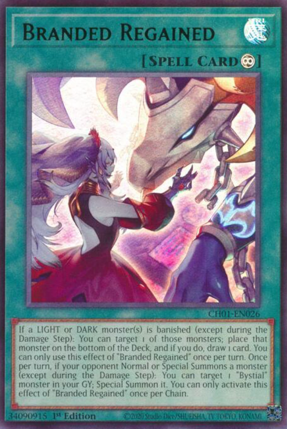 Branded Regained - CH01-EN026 - Ultra Rare 1st Edition