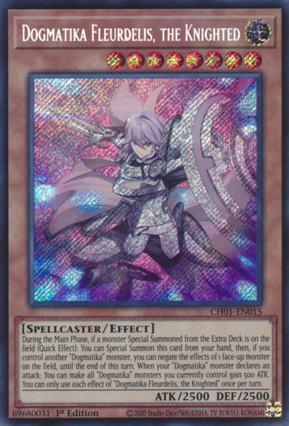 Dogmatika Fleurdelis, the Knighted - CH01-EN015 - Secret Rare 1st Edition