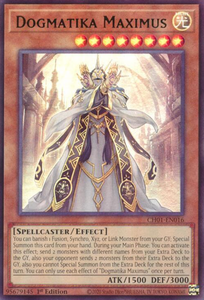 Dogmatika Maximus - CH01-EN016 - Ultra Rare 1st Edition