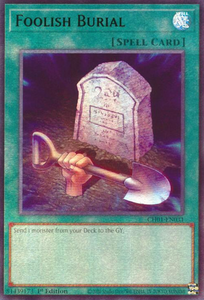 Foolish Burial - CH01-EN031 - Ultra Rare 1st Edition