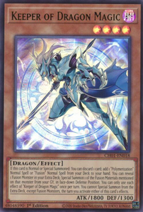Keeper of Dragon Magic - CH01-EN018 - Ultra Rare 1st Edition