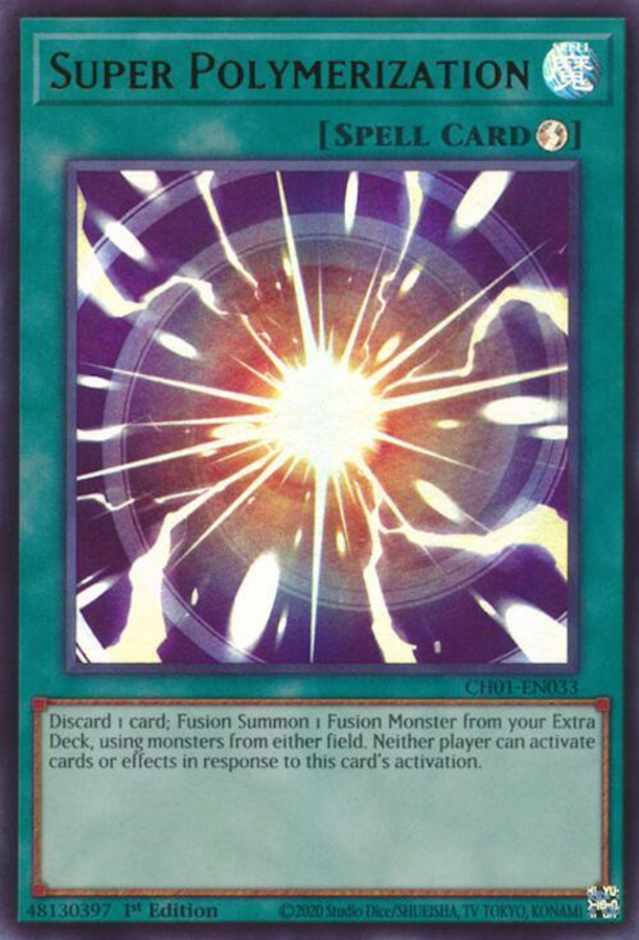 Super Polymerization - CH01-EN033 - Ultra Rare 1st Edition