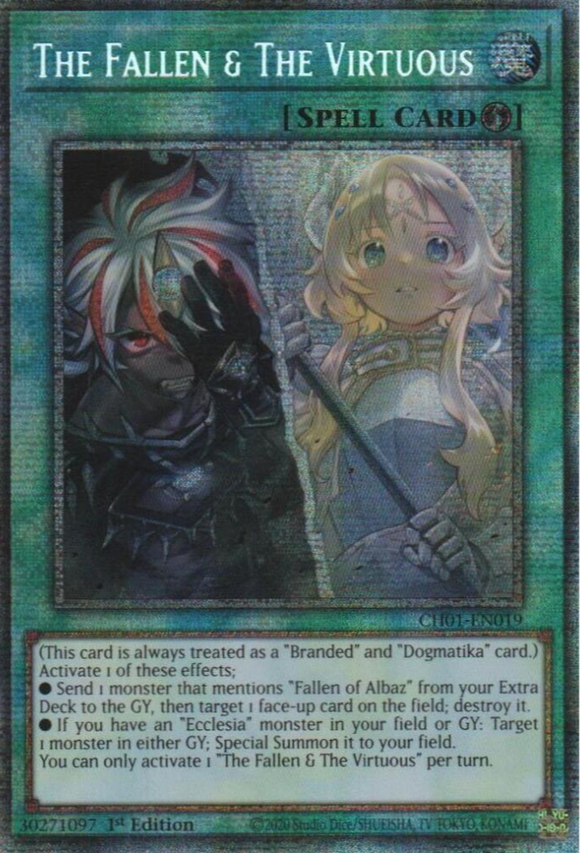 The Fallen & The Virtuous - CH01-EN019 - Starlight Rare 1st Edition