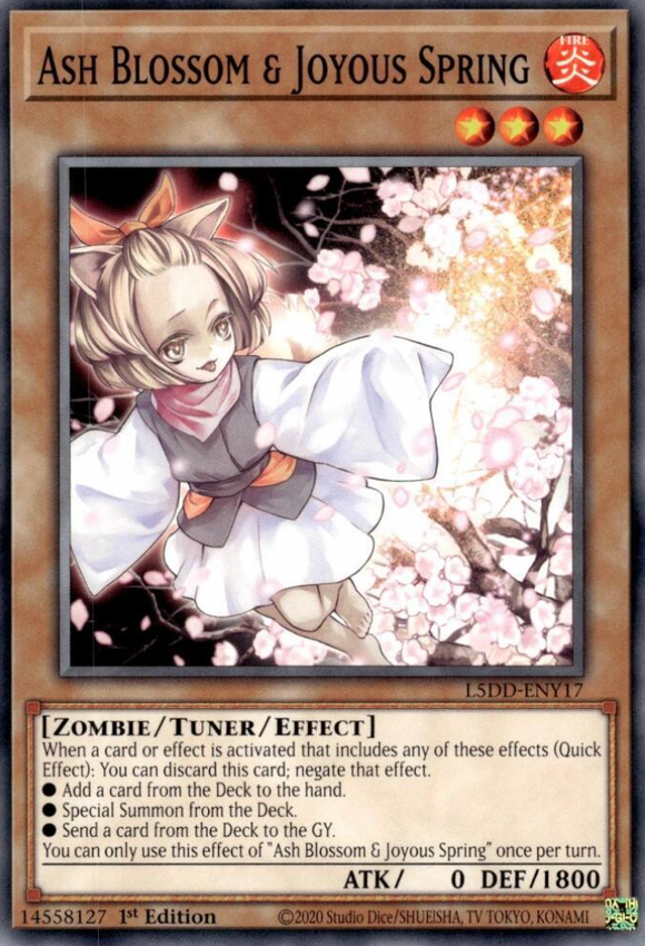 Ash Blossom & Joyous Spring - L5DD-ENY17/L5DD-ENC09 - Common 1st Edition