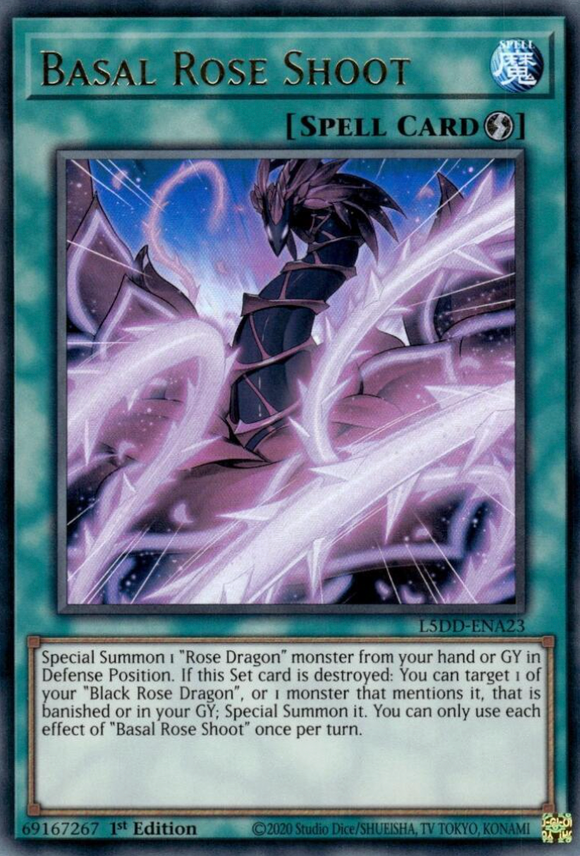 Basal Rose Shoot - L5DD-ENA23 - Ultra Rare 1st Edition