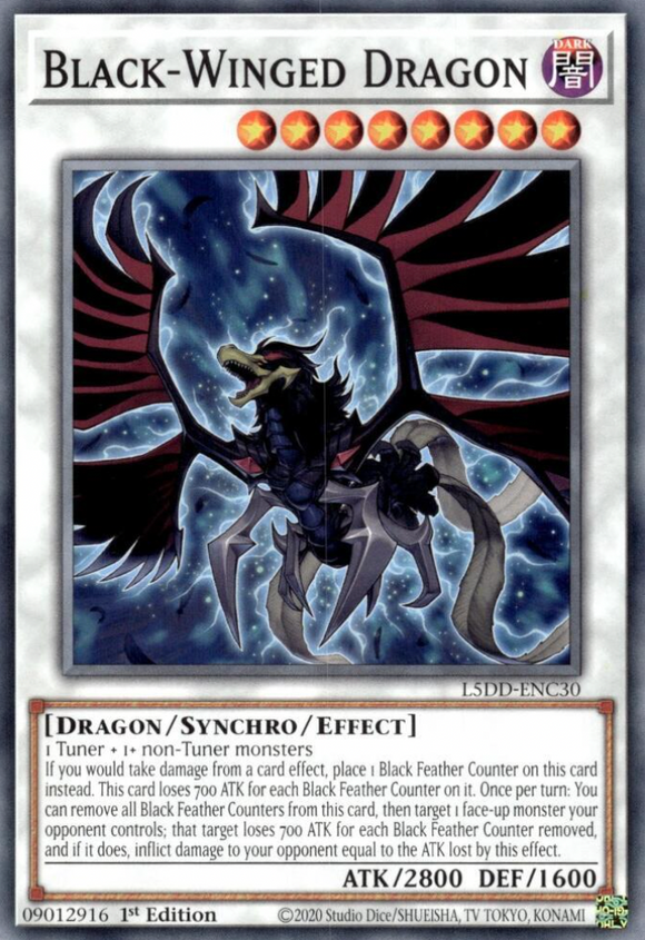 Black-Winged Dragon - L5DD-ENC30 - Common 1st Edition