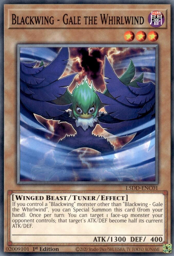 Blackwing - Gale the Whirlwind - L5DD-ENC01 - Common 1st Edition